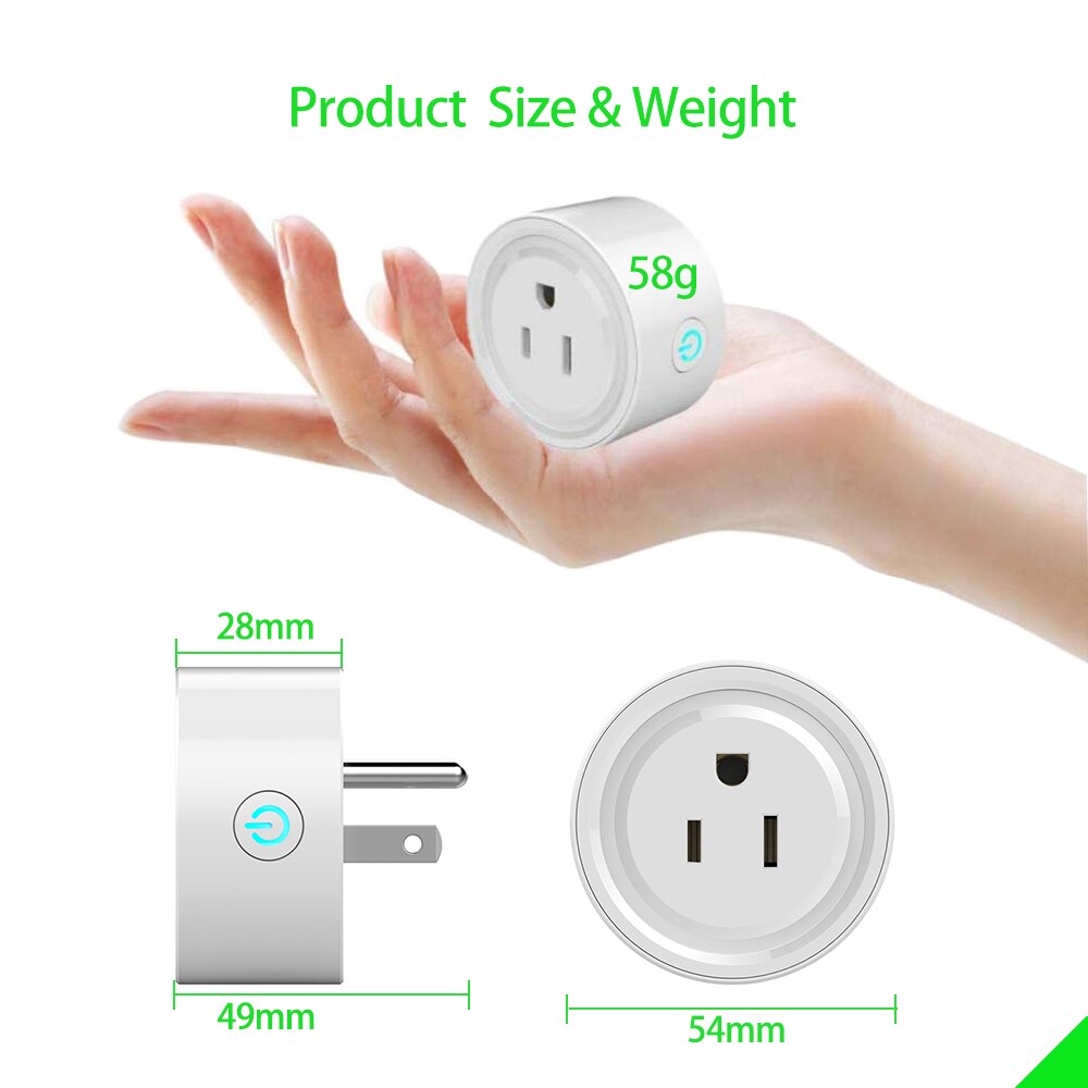 Mini WiFi Smart Plugs