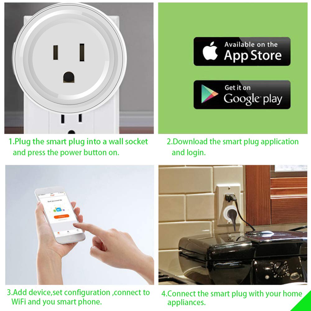 Mini WiFi Smart Plugs