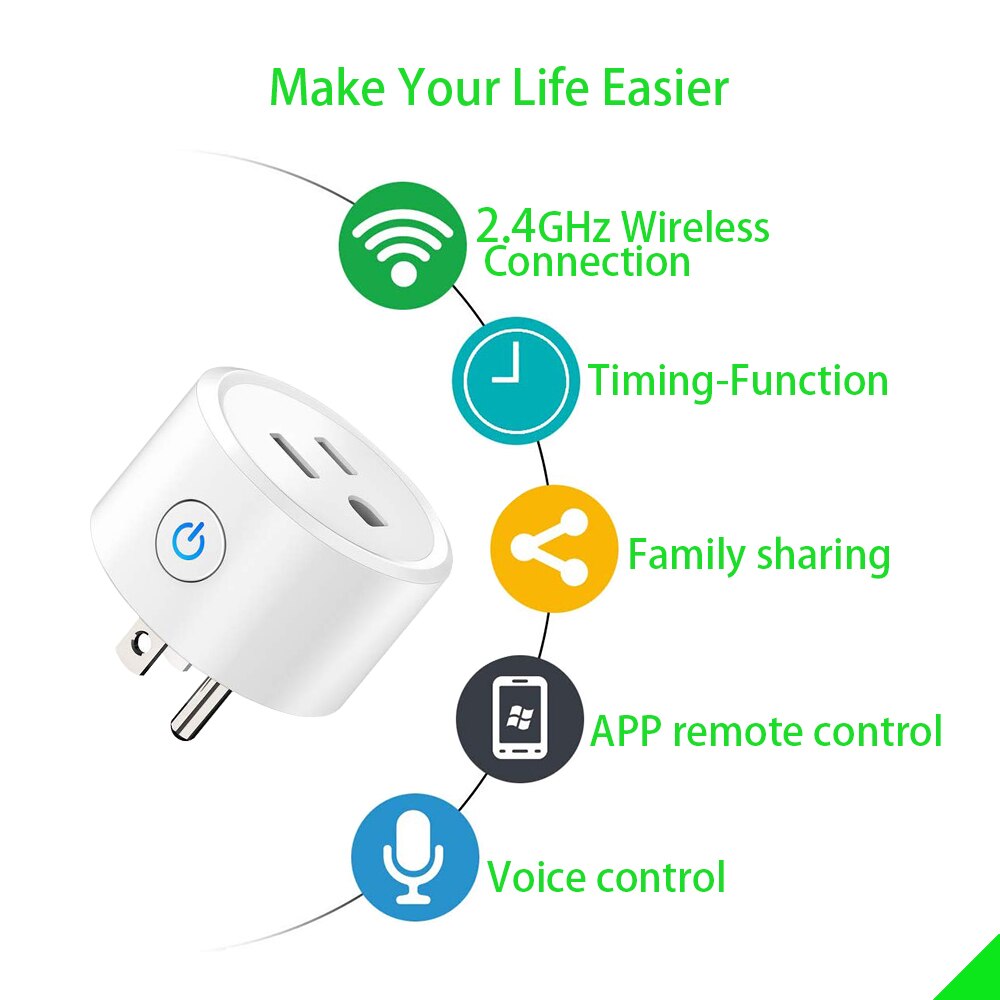 Mini WiFi Smart Plugs